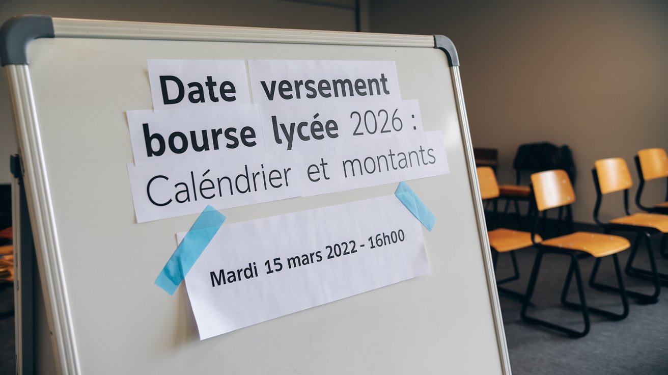 Date Versement Bourse Lycée 2026 : Calendrier et Montants