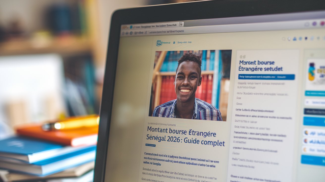 Montant Bourse Étrangère Sénégal 2026 : Guide Complet